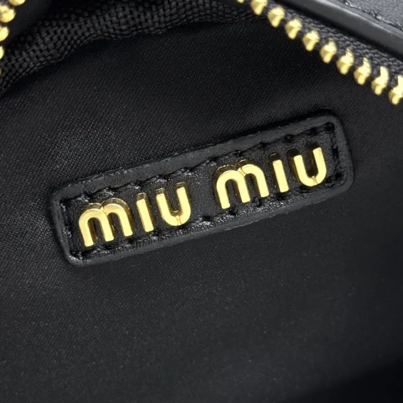 Miu Miu Black Top Handle Crossbody Bag 652 - Image 8