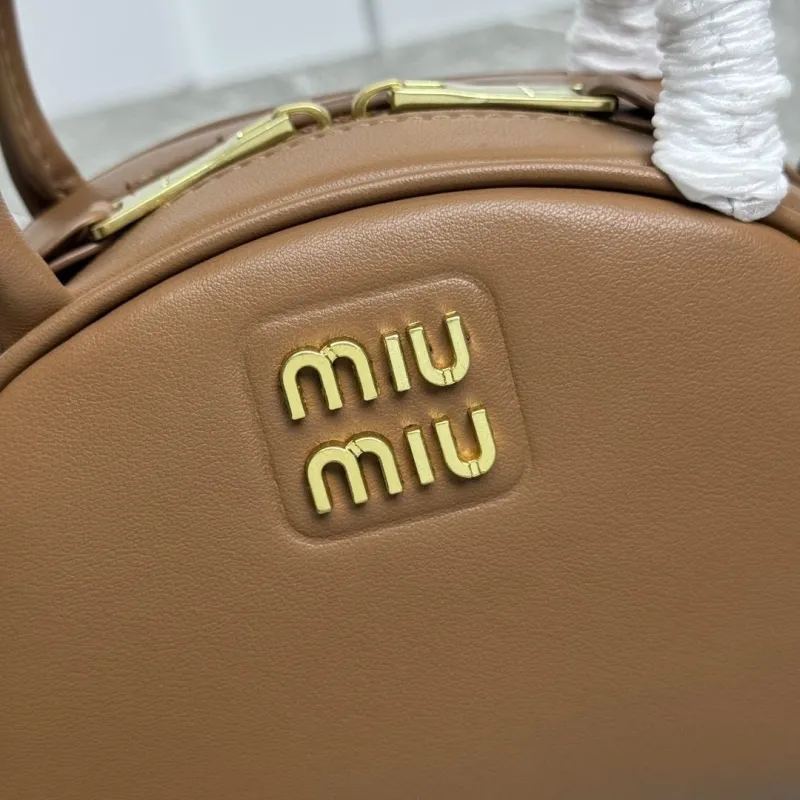Alternative view of Miu Miu Brown Top Handle Crossbody Bag 654