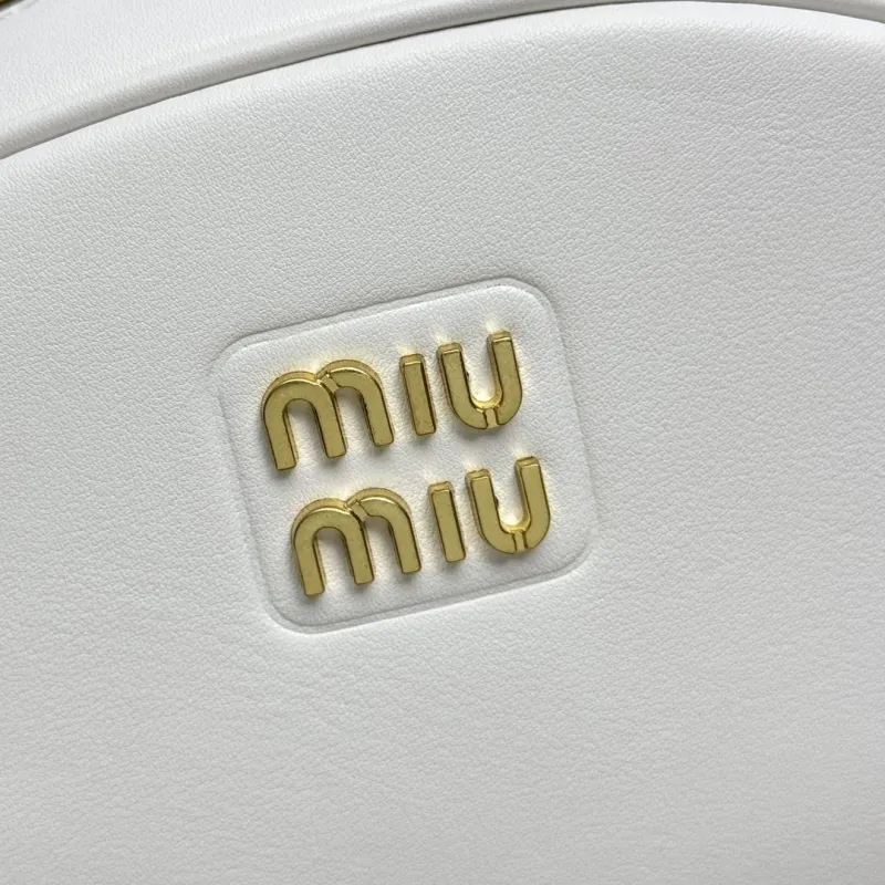 Alternative view of MIU MIU White Top Handle Bag 655