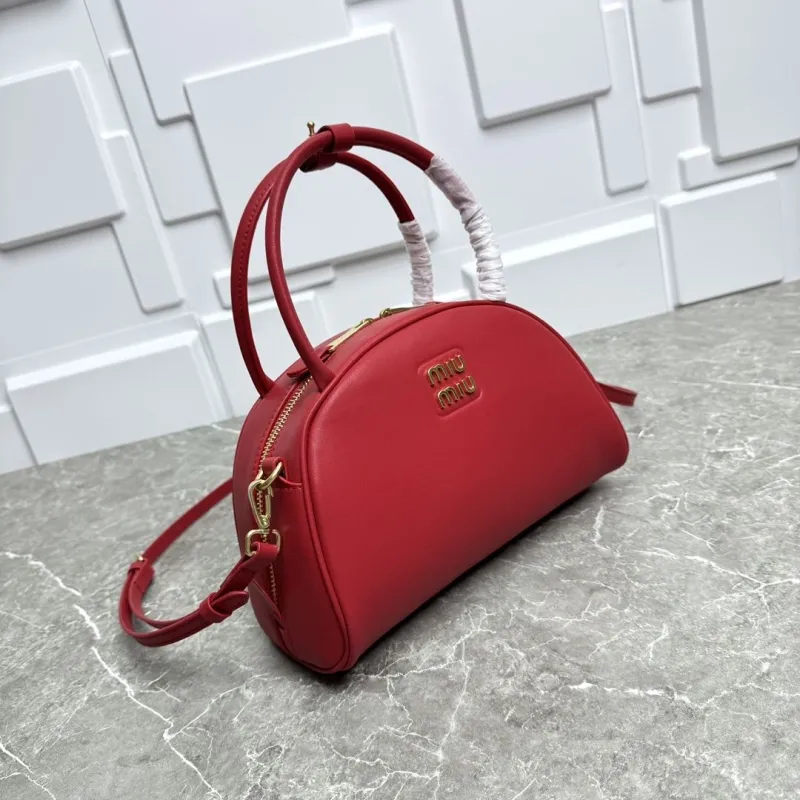 Miu Miu Red Top Handle Bag 657 - Image 3