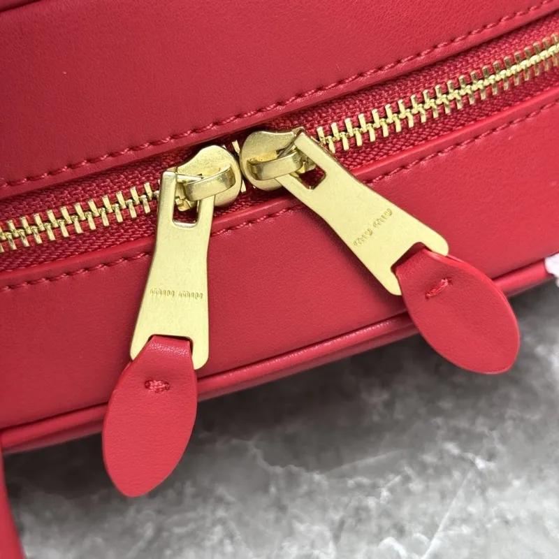 Miu Miu Red Top Handle Bag 657 - Image 7