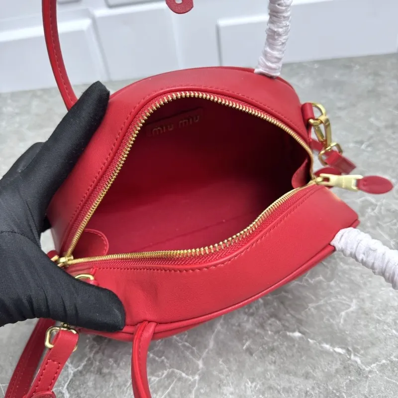 Miu Miu Red Top Handle Bag 657 - Image 9