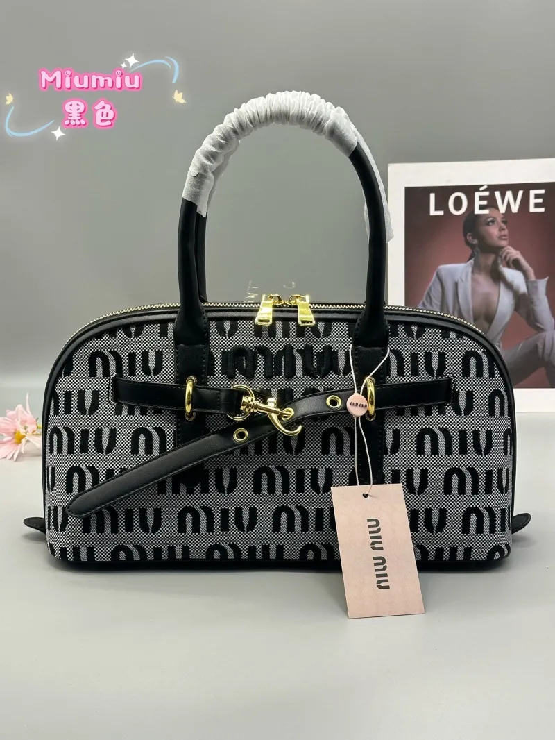 Miu Miu Black Top Handle Bag 665