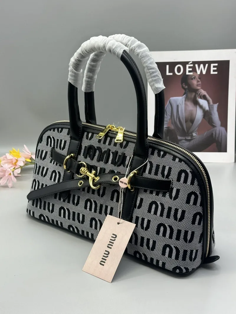 Alternative view of Miu Miu Black Top Handle Bag 665