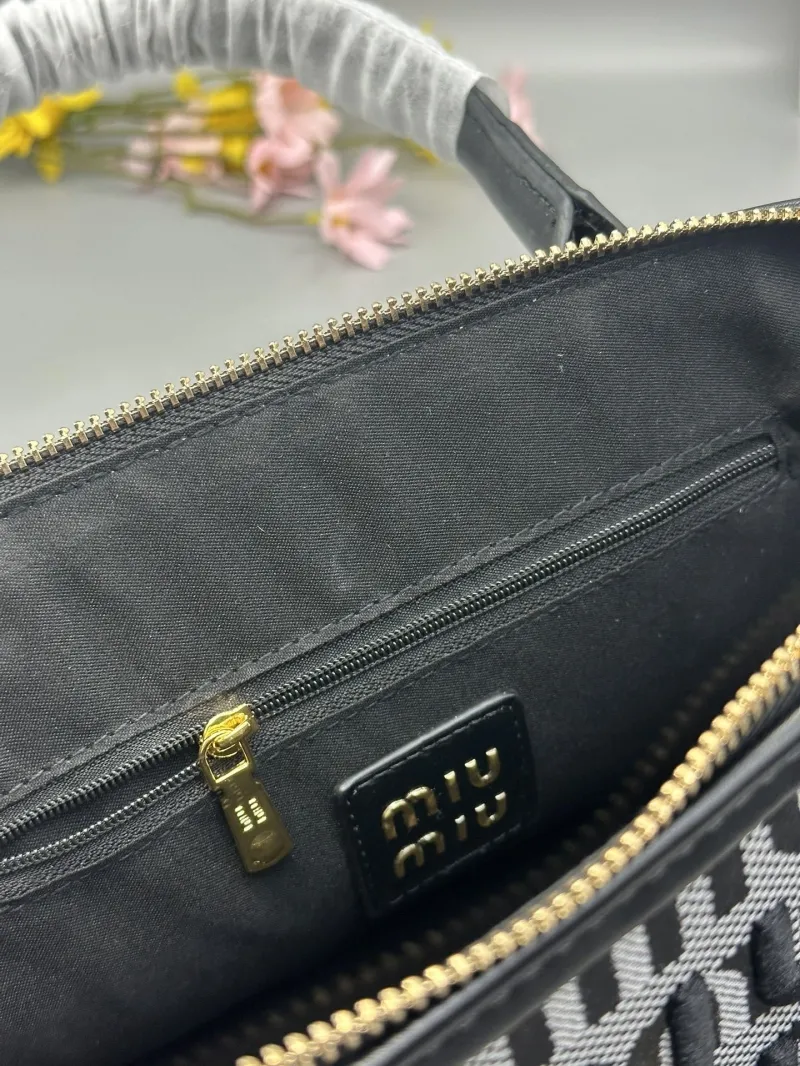 Miu Miu Black Top Handle Bag 665 - Image 7