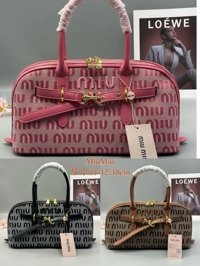 Miu Miu Black Top Handle Bag 665 - Image 9