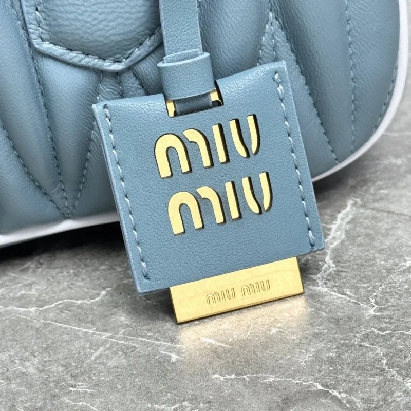 Alternative view of Miu Miu Light Blue Top Handle Bag 668