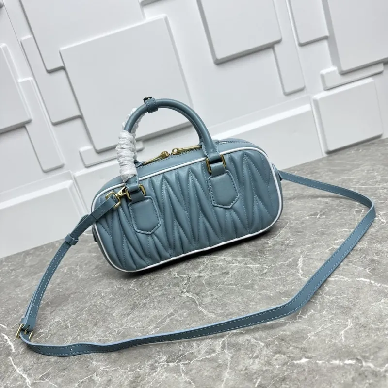 Miu Miu Light Blue Top Handle Bag 668 - Image 5