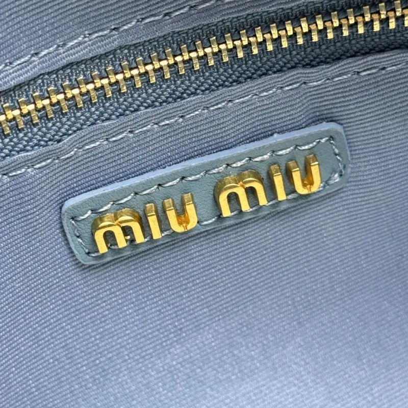 Miu Miu Light Blue Top Handle Bag 668 - Image 8