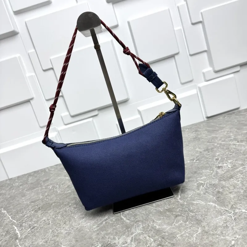 Miu Miu Navy Blue Top Handle Bag 672 - Image 6
