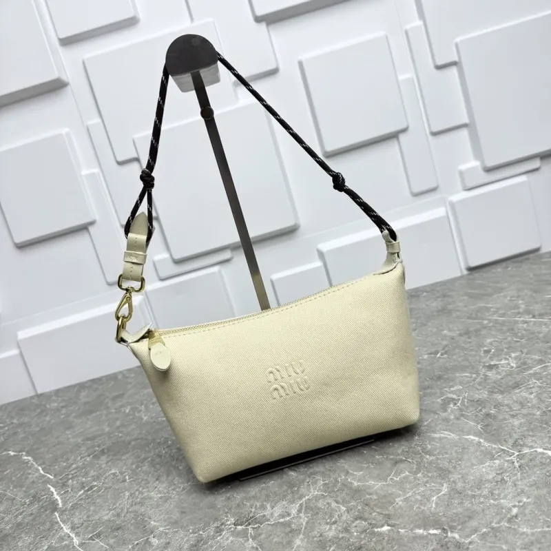 MIU MIU Beige Top Handle Bag 674