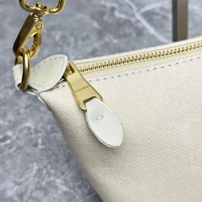 MIU MIU Beige Top Handle Bag 674 - Image 3