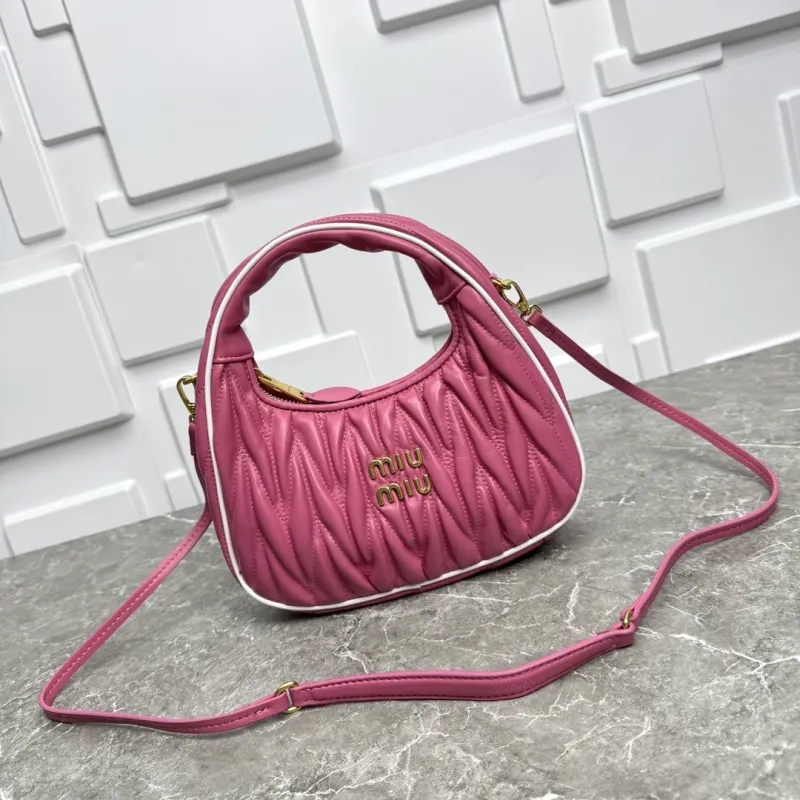 Miu Miu Pink Top Handle Crossbody Bag 676