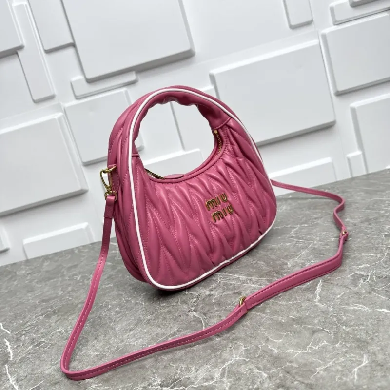 Miu Miu Pink Top Handle Crossbody Bag 676 - Image 3