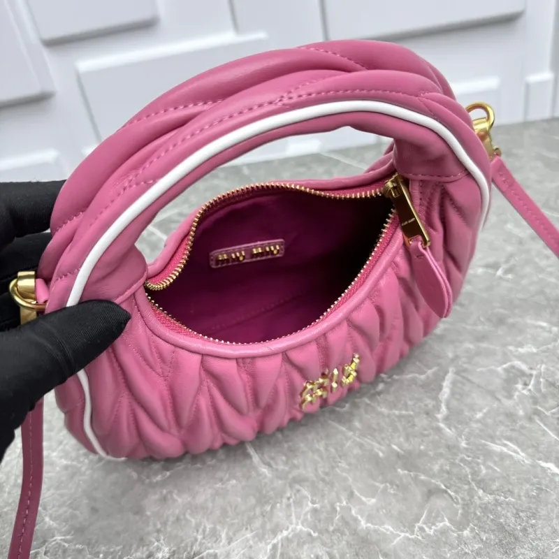 Miu Miu Pink Top Handle Crossbody Bag 676 - Image 9