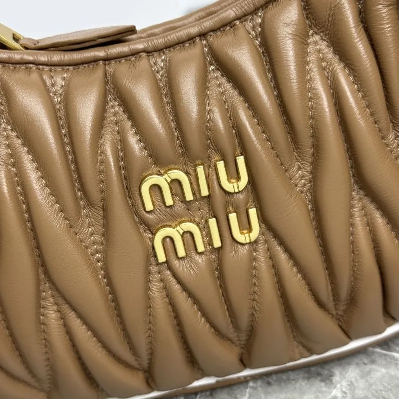 Alternative view of Miu Miu Brown Top Handle Crossbody Bag 677