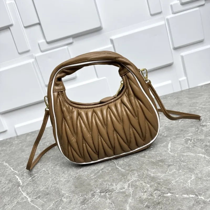 Miu Miu Brown Top Handle Crossbody Bag 677 - Image 5