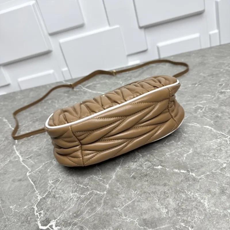 Miu Miu Brown Top Handle Crossbody Bag 677 - Image 6