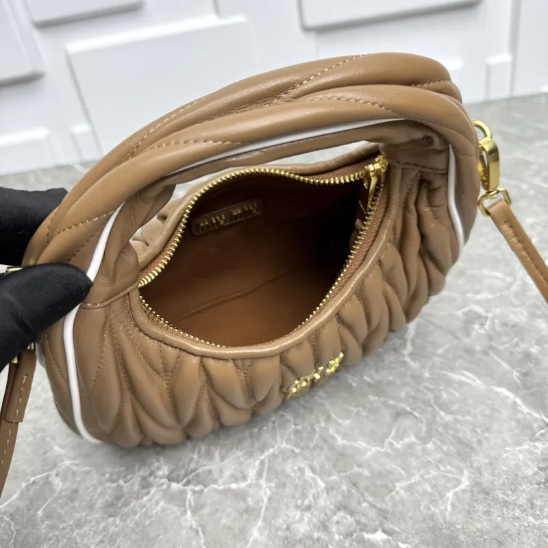 Miu Miu Brown Top Handle Crossbody Bag 677 - Image 9