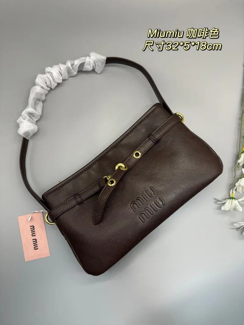 Miu Miu Brown Top Handle Bag 681