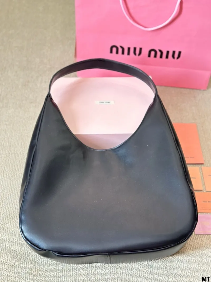 Miu Miu Black Top Handle Bag 684 - Image 3