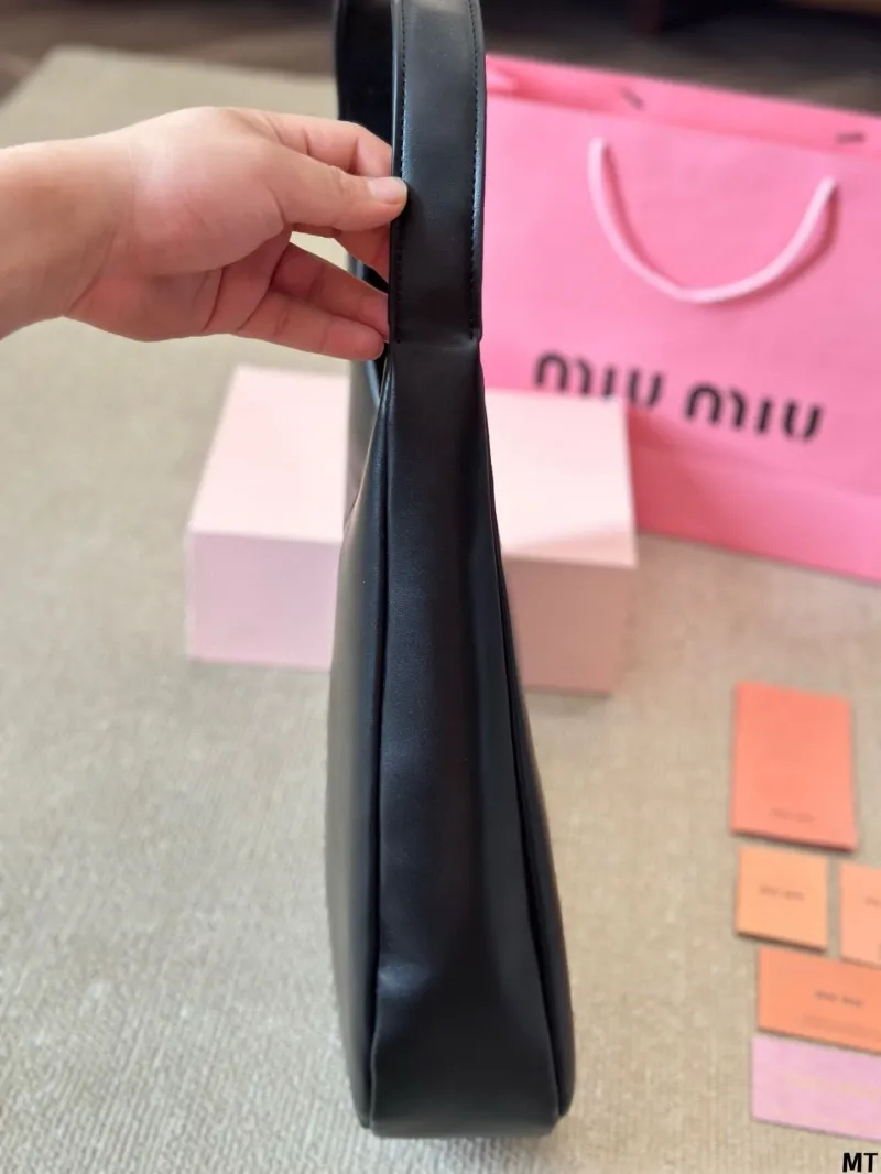 Miu Miu Black Top Handle Bag 684 - Image 6