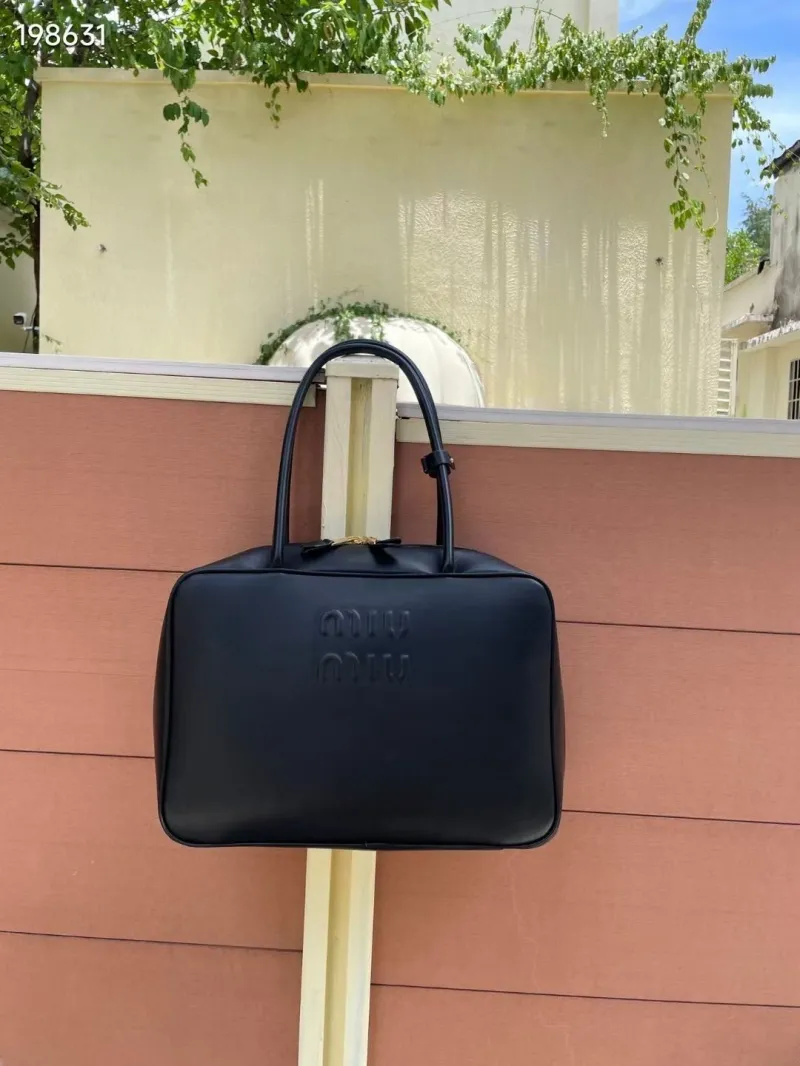 Miu Miu Black Top Handle Bag 685 - Image 3