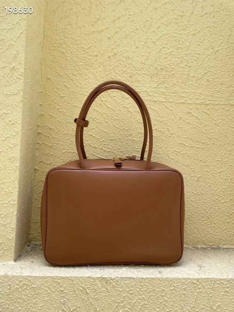 Alternative view of Miu Miu Brown Leather Top Handle Bag 686