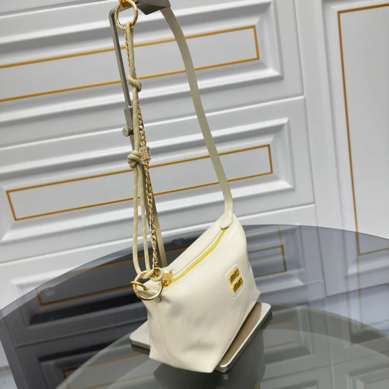 MIU MIU White Top Handle Bag 688