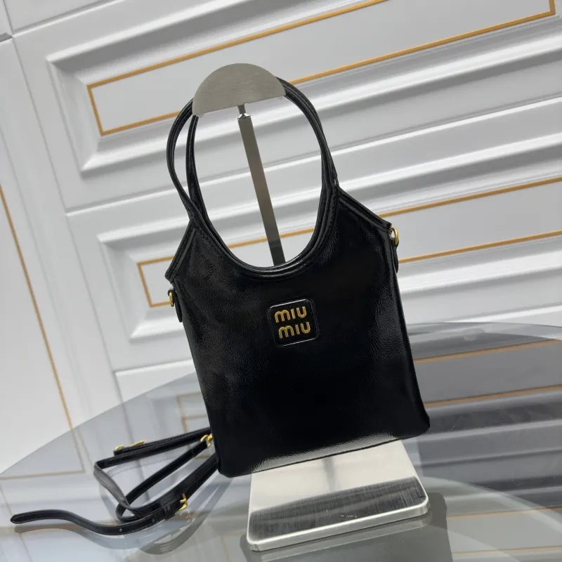MIU MIU Black Top Handle Crossbody Bag 689