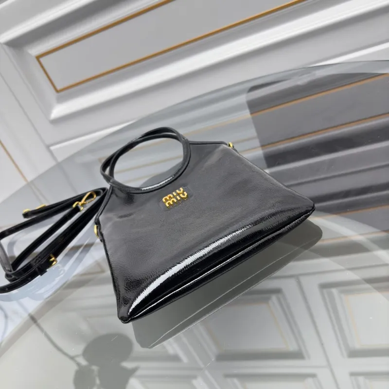 MIU MIU Black Top Handle Crossbody Bag 689 - Image 4