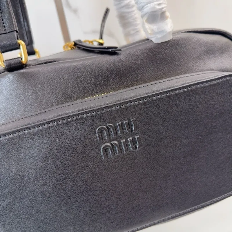Miu Miu Black Top Handle Bag 691 - Image 4