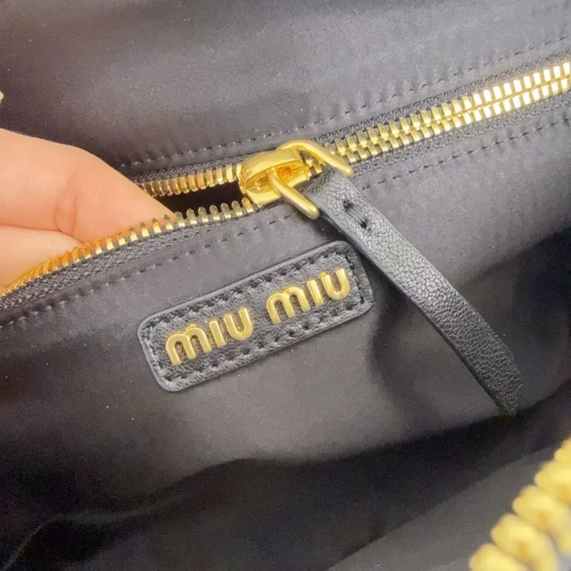 Miu Miu Black Top Handle Bag 691 - Image 9