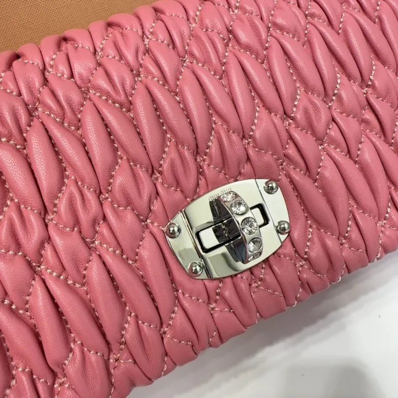 Miu Miu Pink Top Handle Chain Shoulder Bag - Image 4