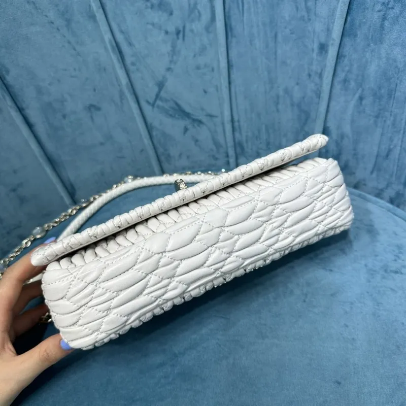 MIU MIU White Top Handle Shoulder Bag - Image 7