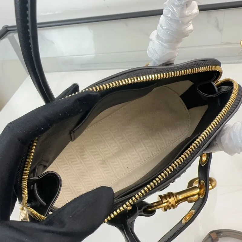 Miu Miu Black Top Handle Crossbody Bag - Image 8
