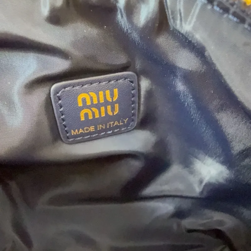 Miu Miu Blue Top Handle Bag 713 - Image 7