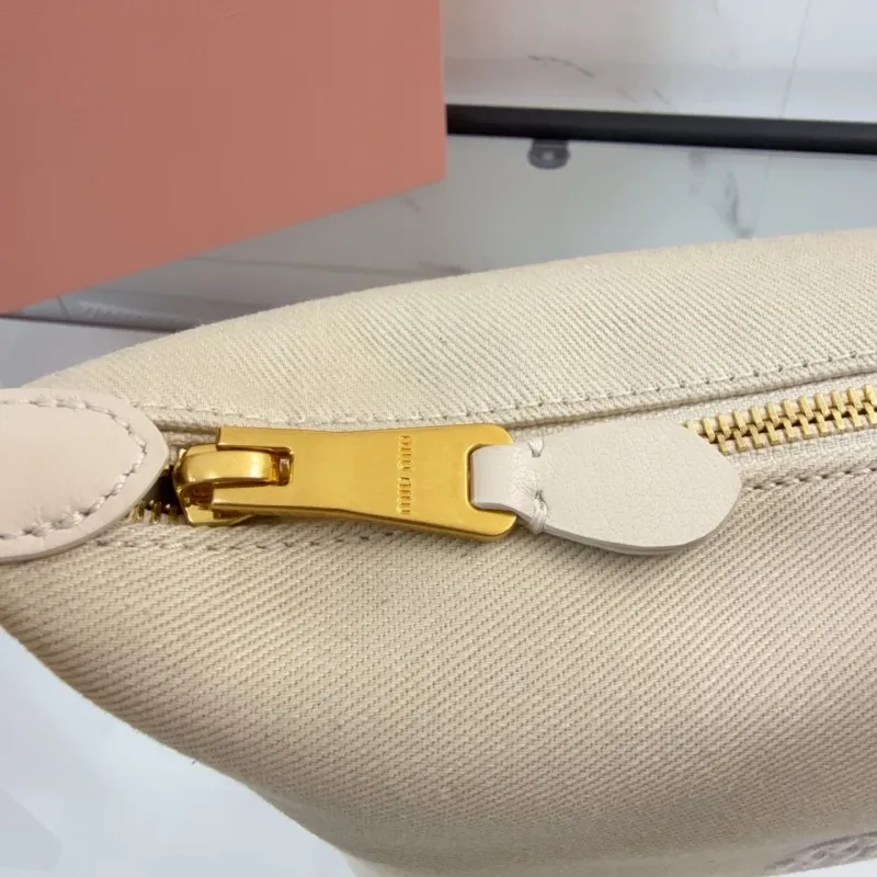 Miu Miu Beige Top Handle Bag 714 - Image 5