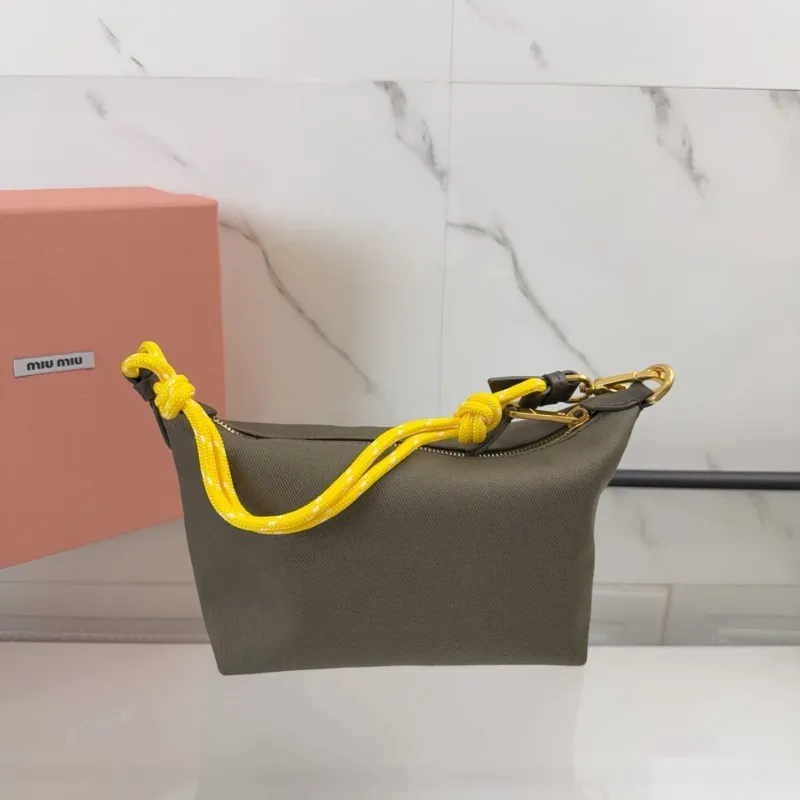 Alternative view of Miu Miu Olive Green Top Handle Bag 715