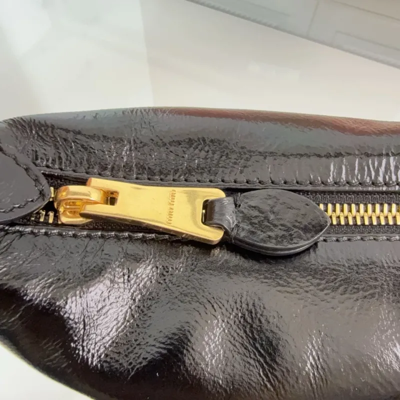 Miu Miu Black Leather Shoulder Bag 721 - Image 7