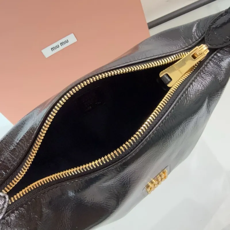 Miu Miu Black Leather Shoulder Bag 721 - Image 8