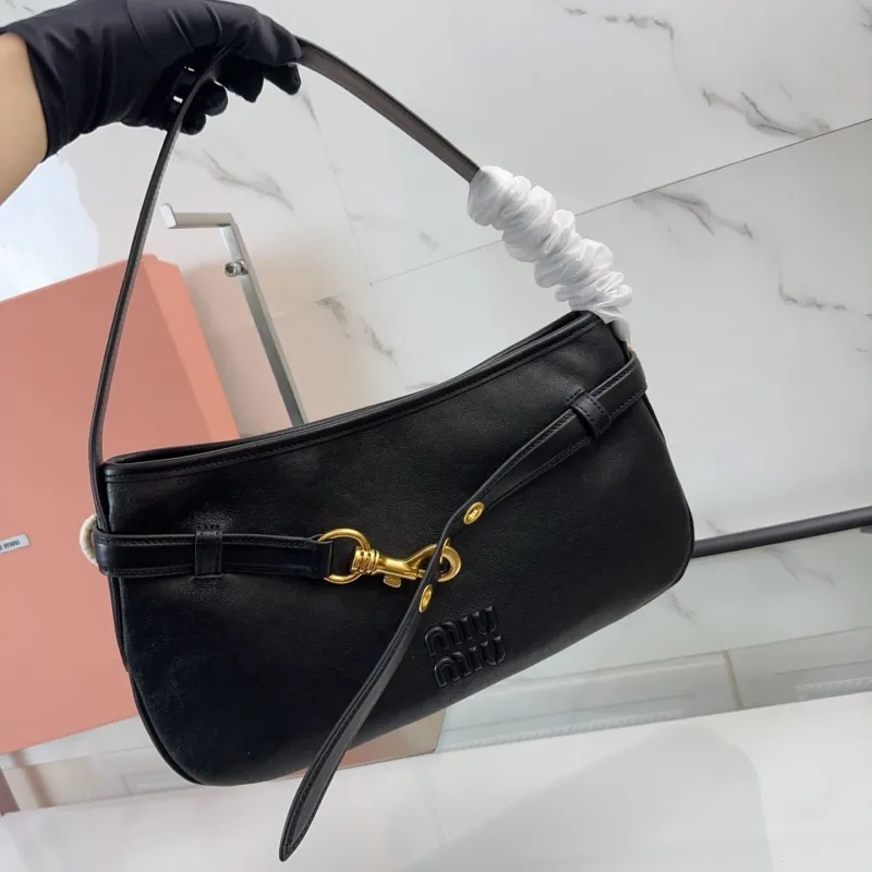 Miu Miu Black Top Handle Bag 743 - Image 5