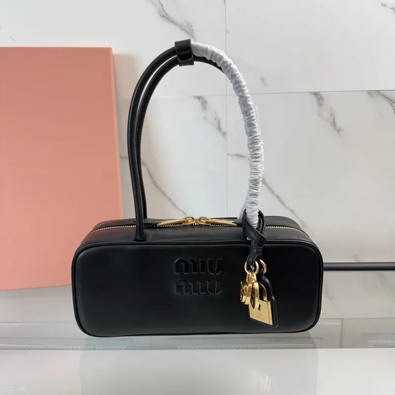 MIU MIU Black Top Handle Bag 746
