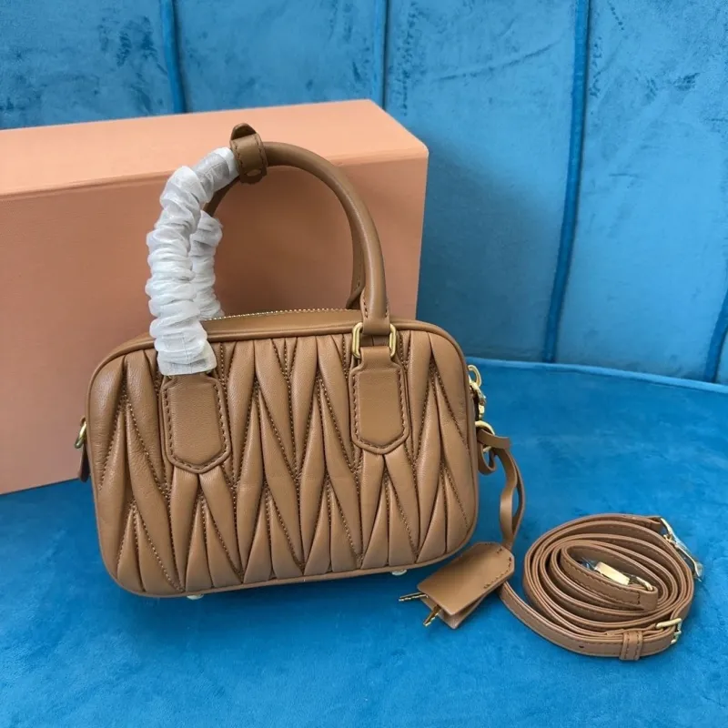 Alternative view of MIU MIU Brown Top Handle Crossbody Bag 751