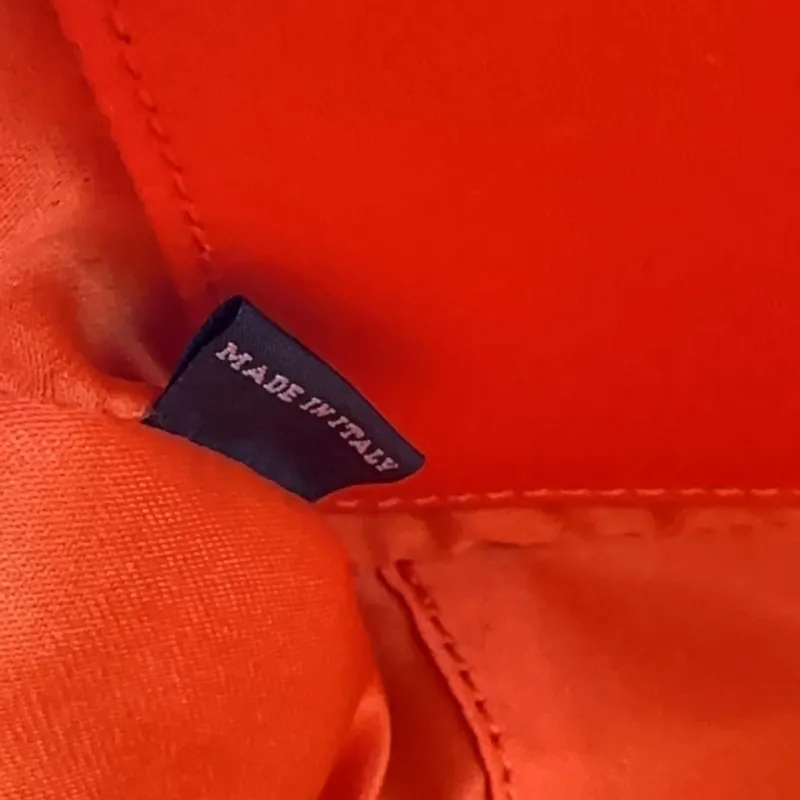 Miu Miu Orange Matelasse Top Handle Bag 753 - Image 9