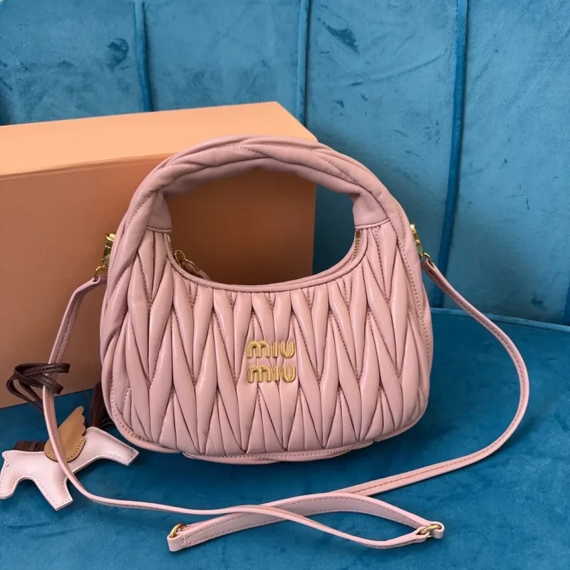 Miu Miu Pink Top Handle Crossbody Bag 764