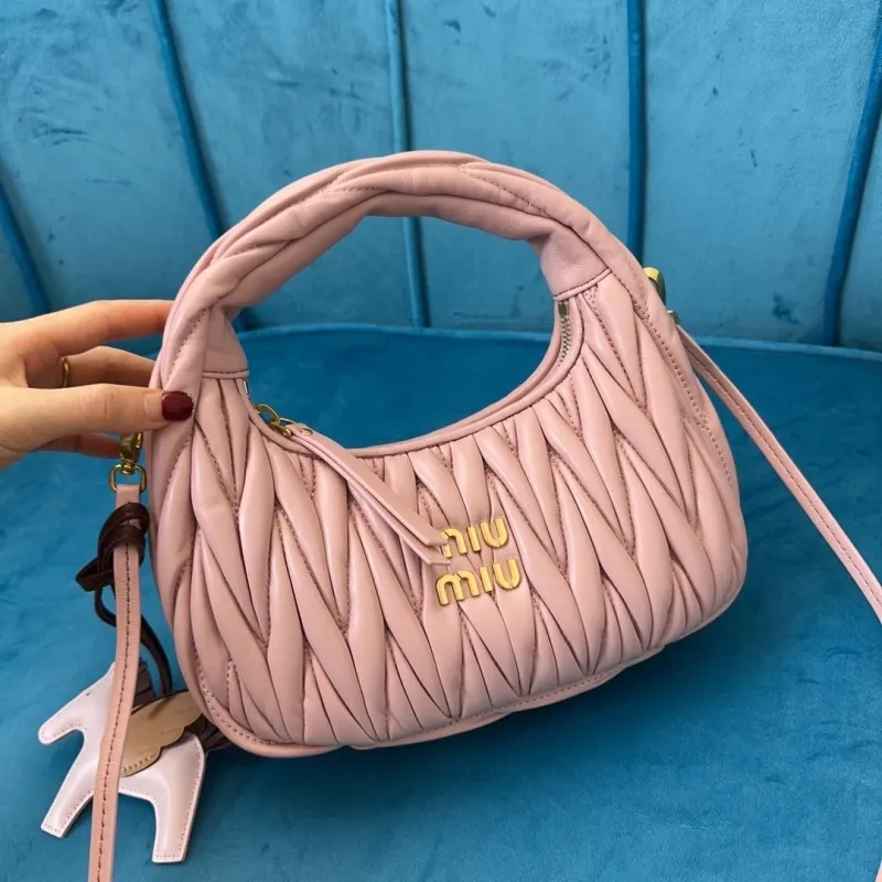 Miu Miu Pink Top Handle Crossbody Bag 764 - Image 5