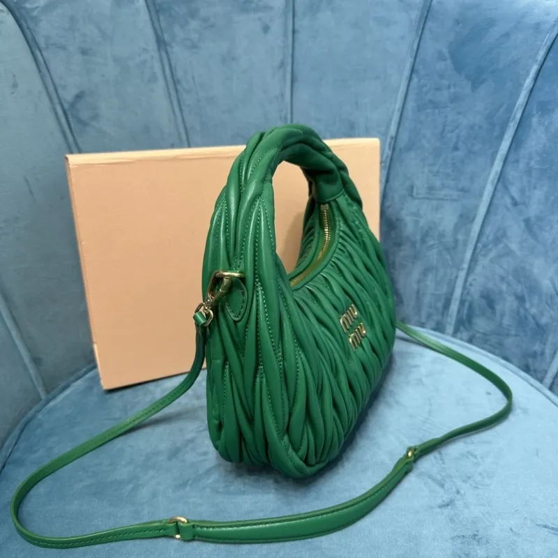 Miu Miu Green Top Handle Crossbody Bag - Image 3