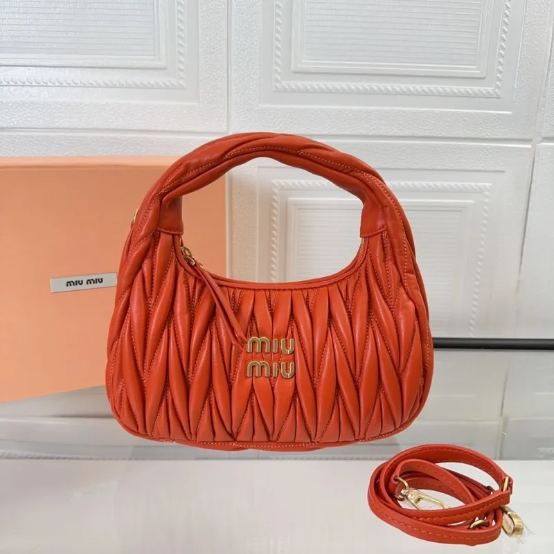 Miu Miu Orange Top Handle Crossbody Bag 770