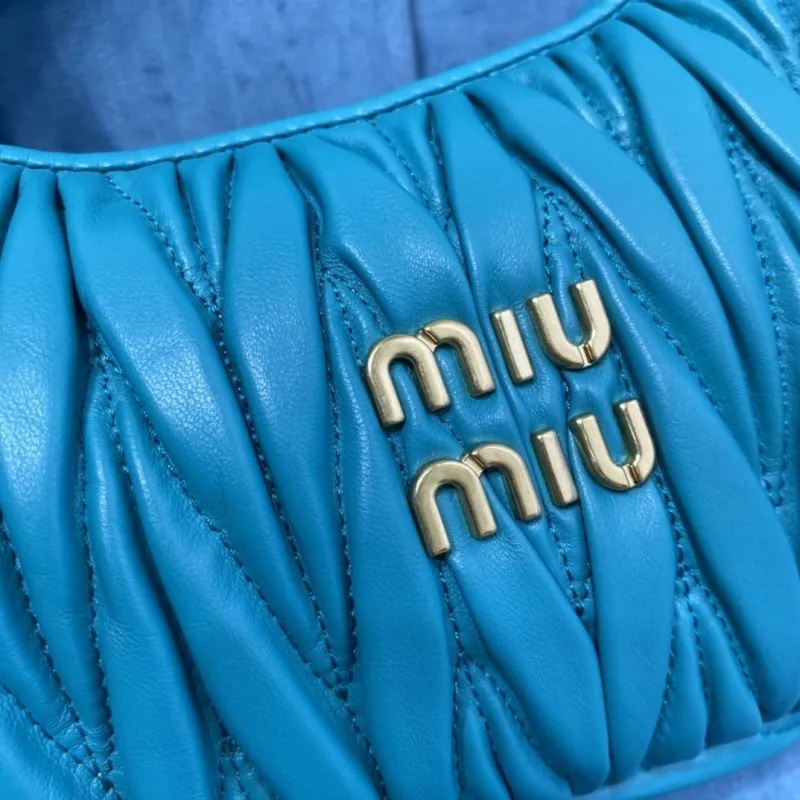 MIU MIU Turquoise Top Handle Crossbody Bag 771 - Image 4